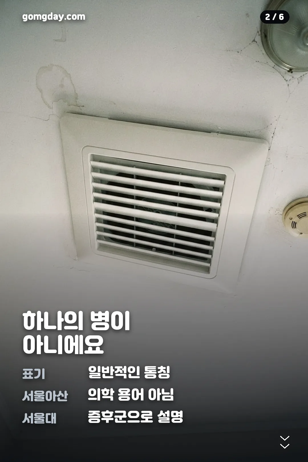 냉방병 증상과 실내 온도 기준 카드 2