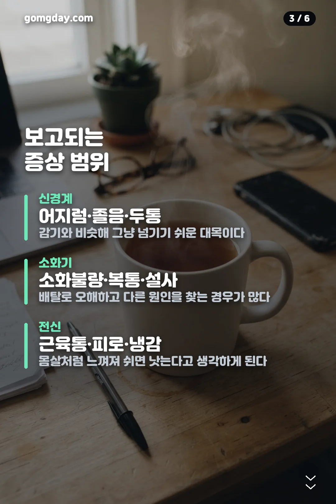 냉방병 증상과 실내 온도 기준 카드 3