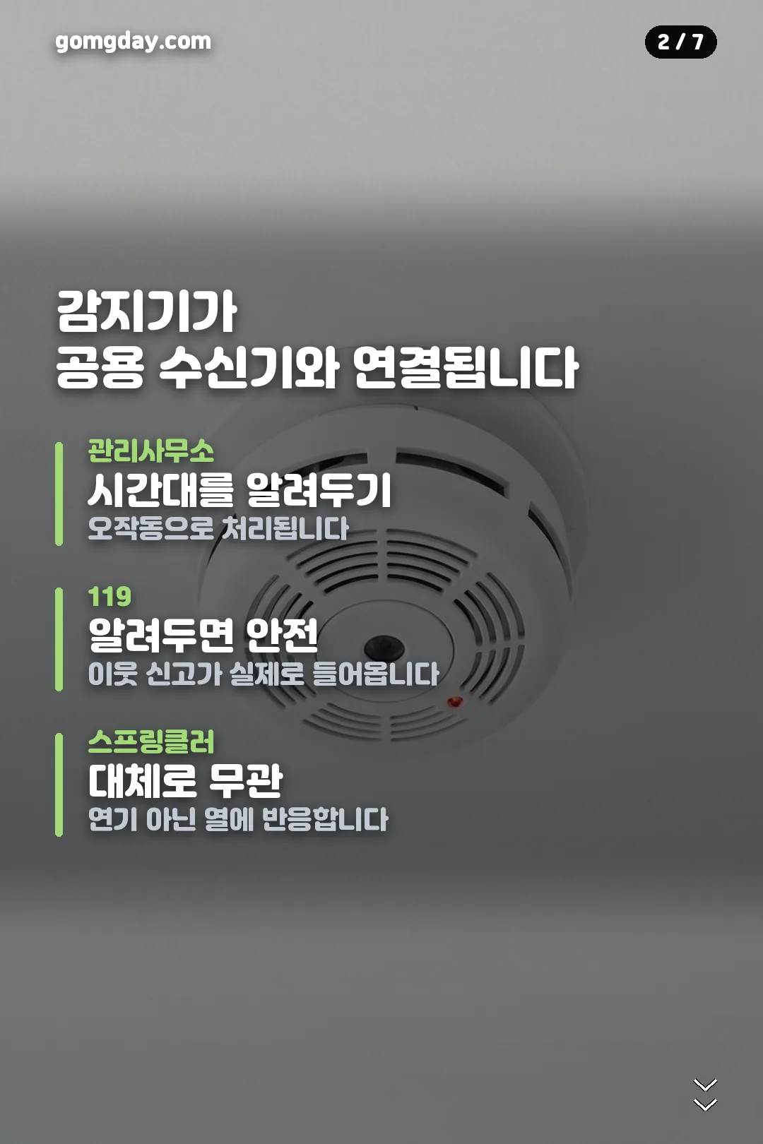 바퀴벌레 연막탄 안내 카드 2