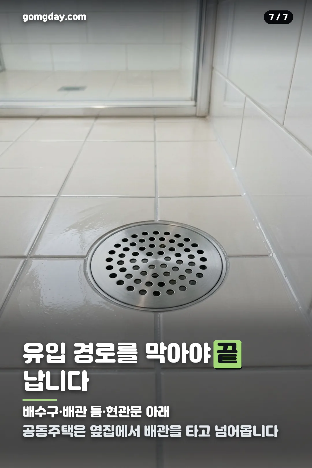 바퀴벌레 연막탄 안내 카드 7