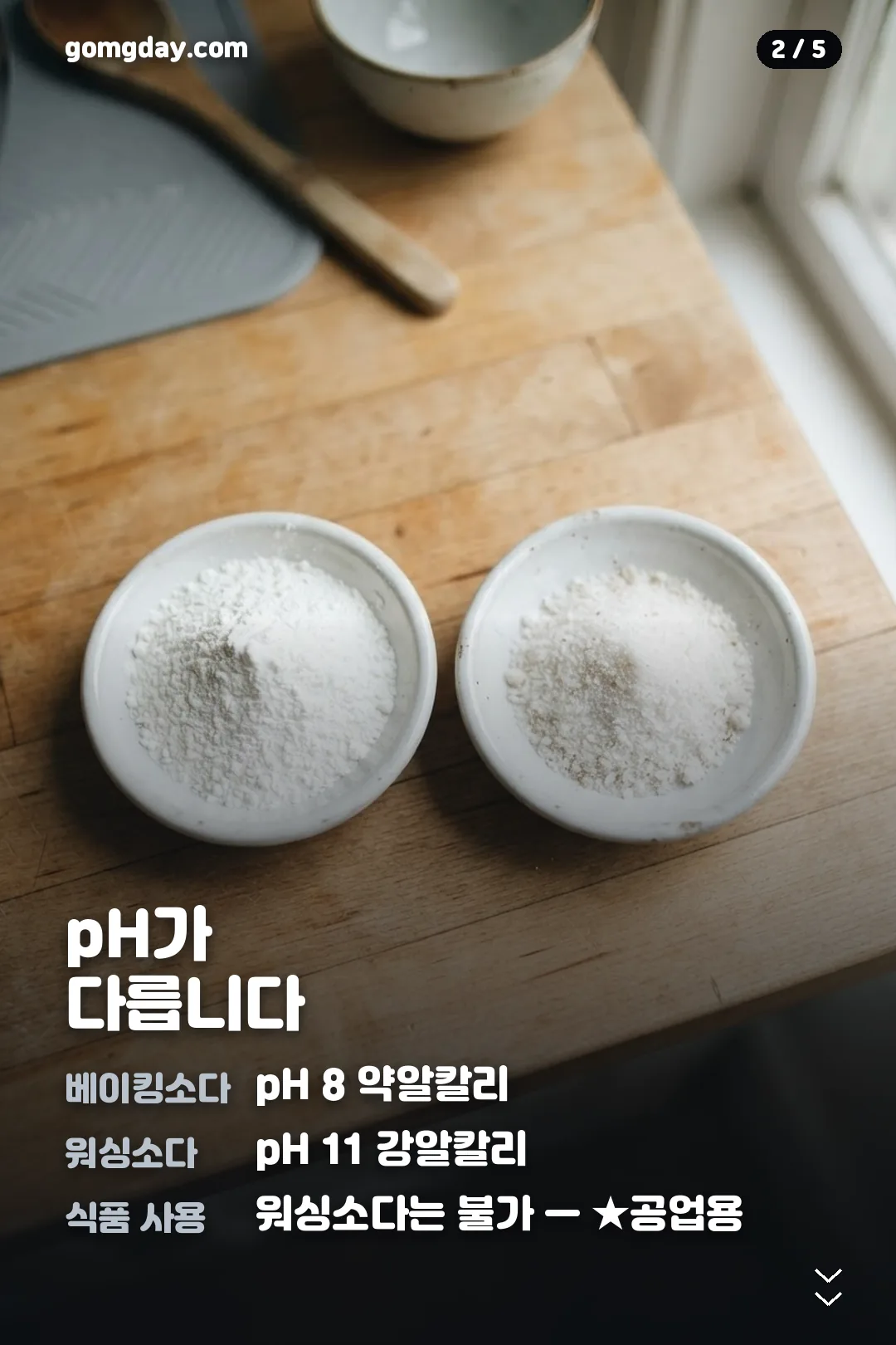 워싱소다 사용법과 주의사항 안내 카드 2