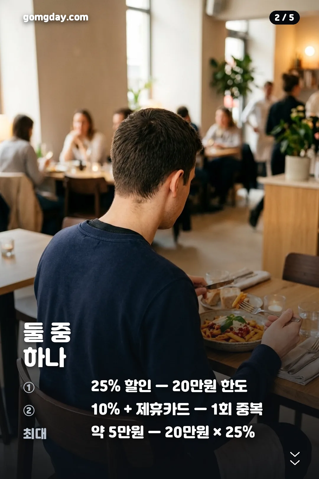 빕스 군인할인 정리 카드 2