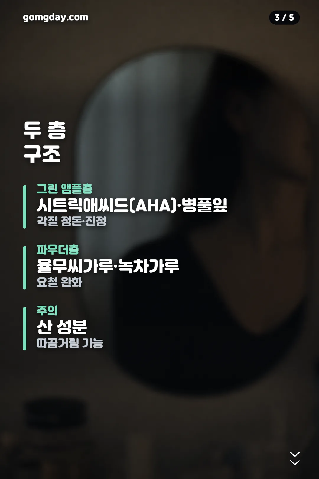 비렌느 스팟 엑스 성분과 사용법 카드 3