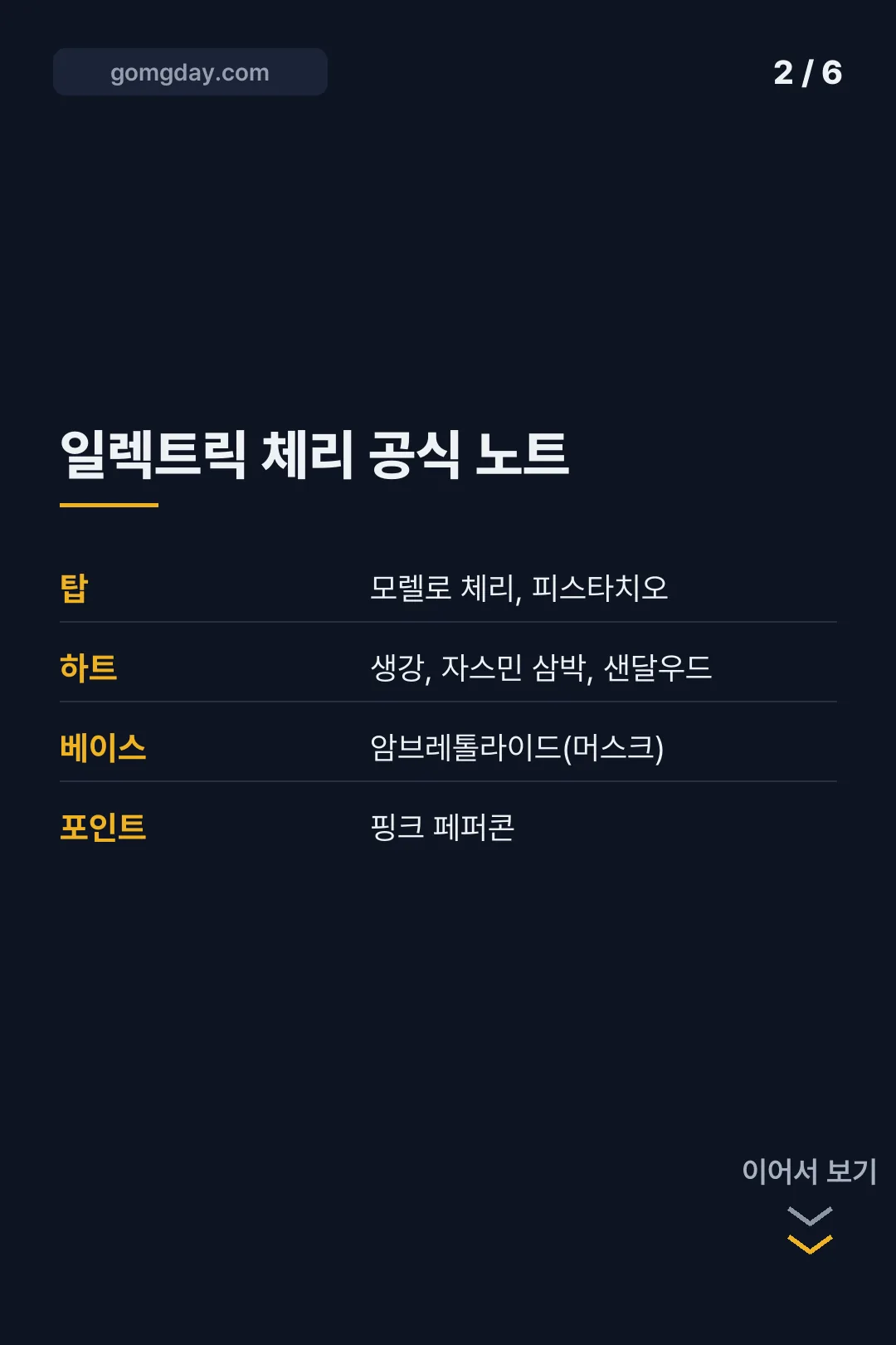 톰포드 일렉트릭체리 카드뉴스 2